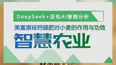 老铁们，马上准备冬小麦种植肥料了，我们用AI智慧农业分析了，美富原，叶碳酶乳酸肽活性硅，中药提取物加矿源，加枯草芽孢杆菌和胶冻样类芽孢杆菌的，中微量元素肥料硅钙镁肥，对小麦提质增产作用功效做分析，大家