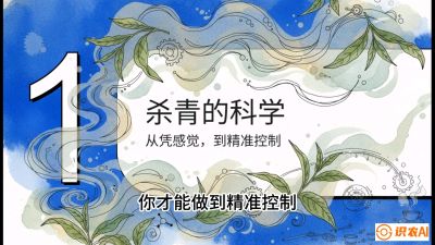 第05节（加工篇）：决胜2分钟：用&ldquo;数字温控&rdquo;破解杀青不匀，复刻大师级手工口感，课程：《茶金时代：从&ldquo;看天吃饭&rdquo;到&ldquo;精准控局&rdquo;的茶叶高产提质实战课》