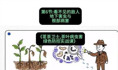 第06节：看不见的敌人&mdash;&mdash;地下害虫与根部病害，课程：《茗茶卫士&mdash;&mdash;茶叶病虫害绿色防控实战课》#识农AI