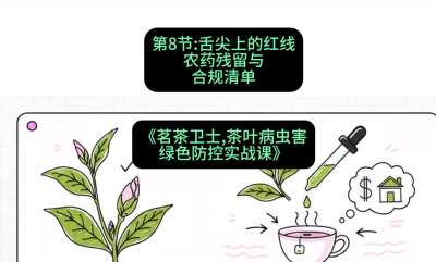 第08节：舌尖上的红线&mdash;&mdash;农药残留与合规清单，课程：《茗茶卫士&mdash;&mdash;茶叶病虫害绿色防控实战课》#识农AI